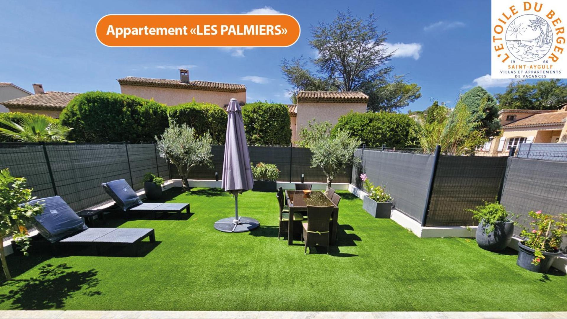 Etoile Du Berger Saint Aygulf 3 Villas Et 4 Appartements Jardin Individuel Et Piscine Chauffee En Saison - La Mer Et Les Plages 450 M Экстерьер фото