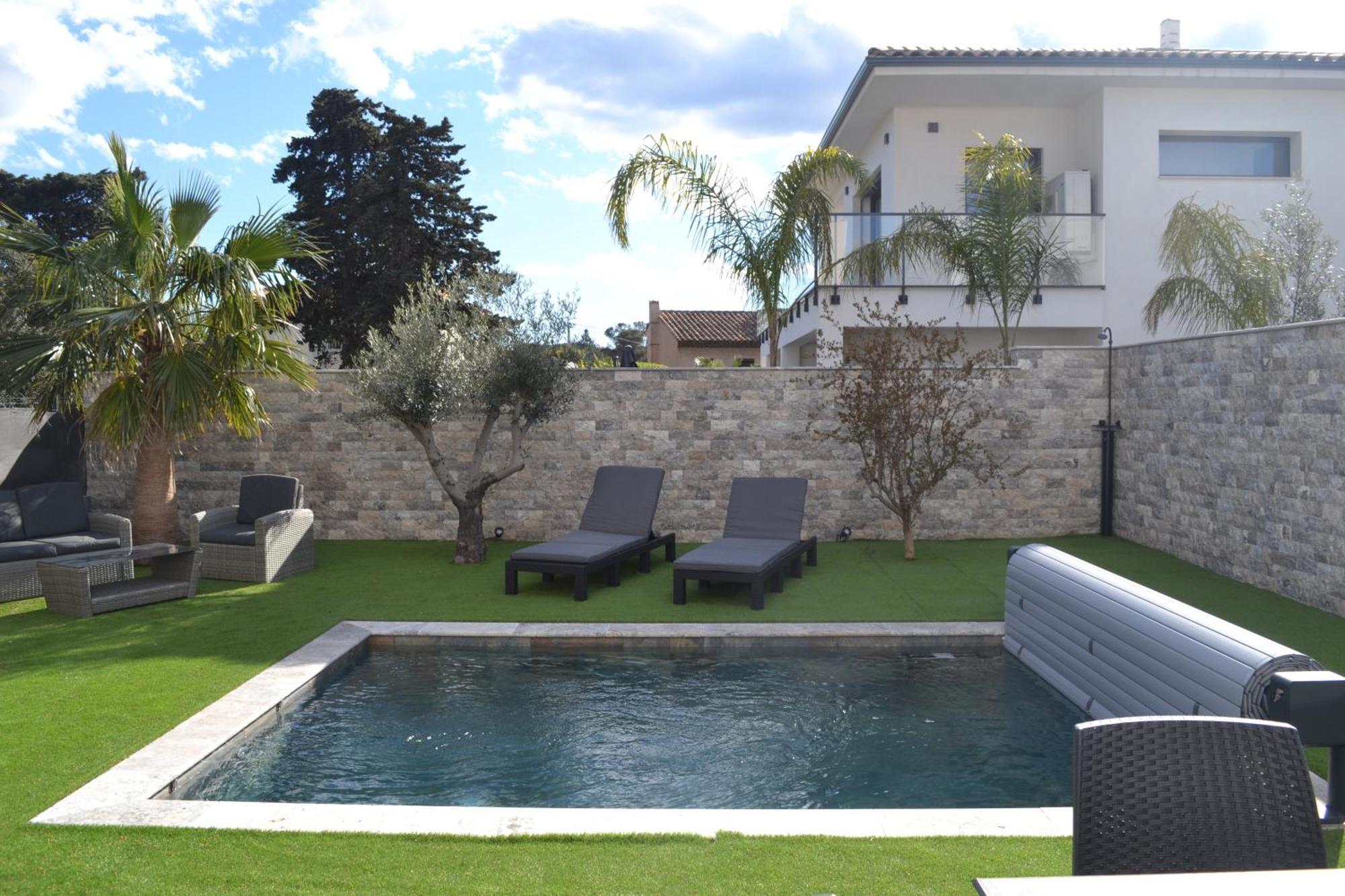 Etoile Du Berger Saint Aygulf 3 Villas Et 4 Appartements Jardin Individuel Et Piscine Chauffee En Saison - La Mer Et Les Plages 450 M Экстерьер фото