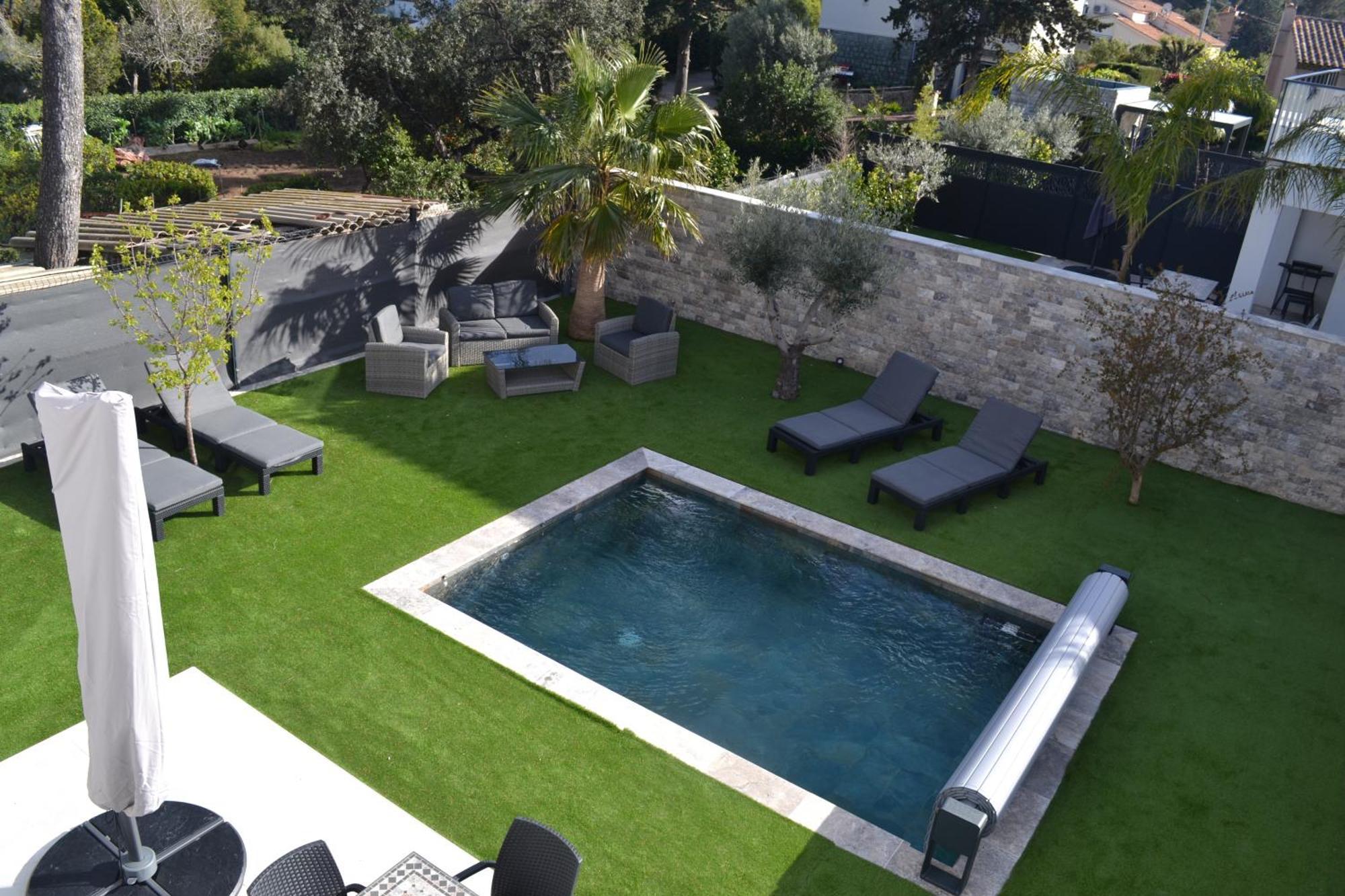 Etoile Du Berger Saint Aygulf 3 Villas Et 4 Appartements Jardin Individuel Et Piscine Chauffee En Saison - La Mer Et Les Plages 450 M Экстерьер фото