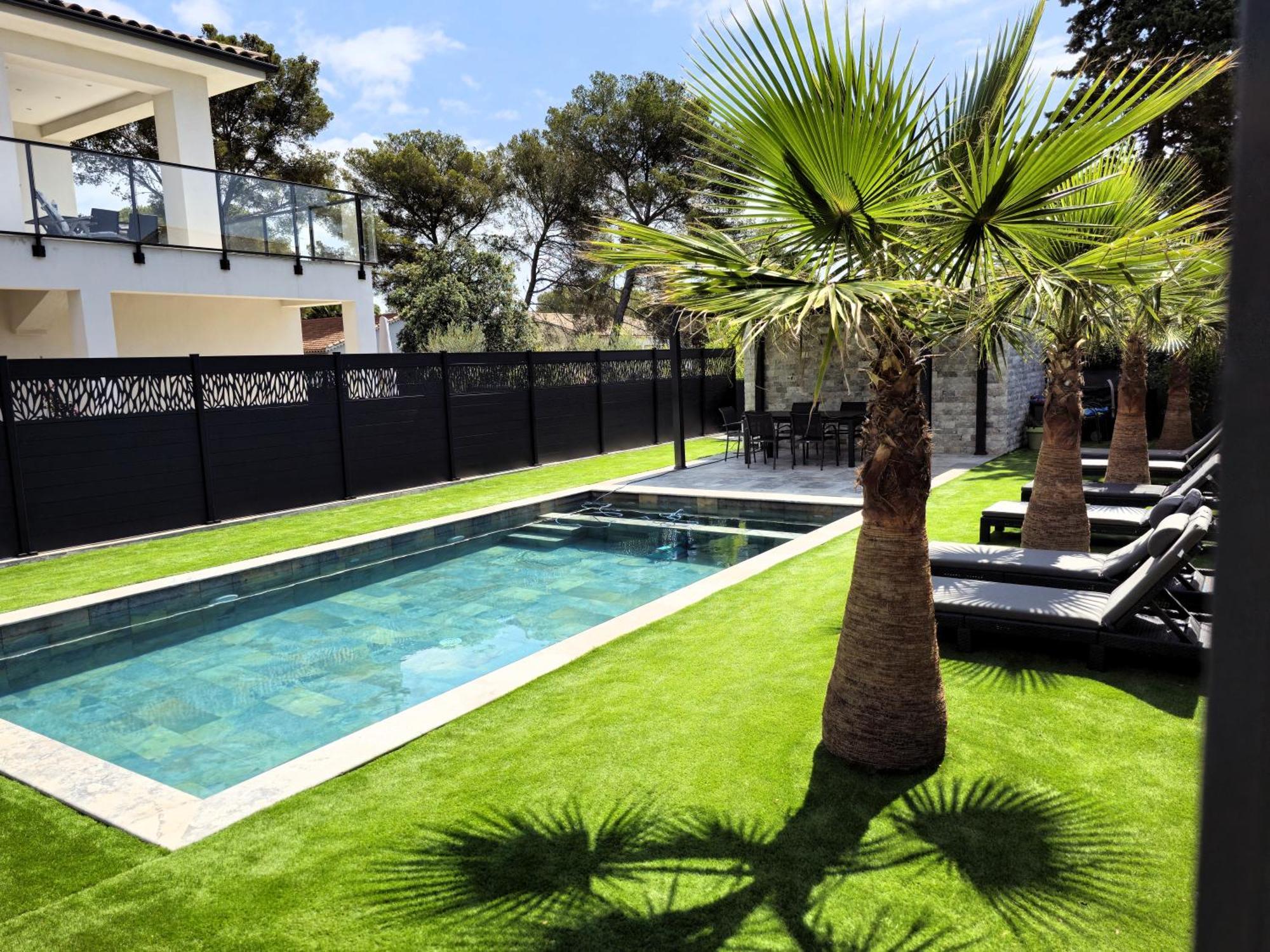 Etoile Du Berger Saint Aygulf 3 Villas Et 4 Appartements Jardin Individuel Et Piscine Chauffee En Saison - La Mer Et Les Plages 450 M Экстерьер фото